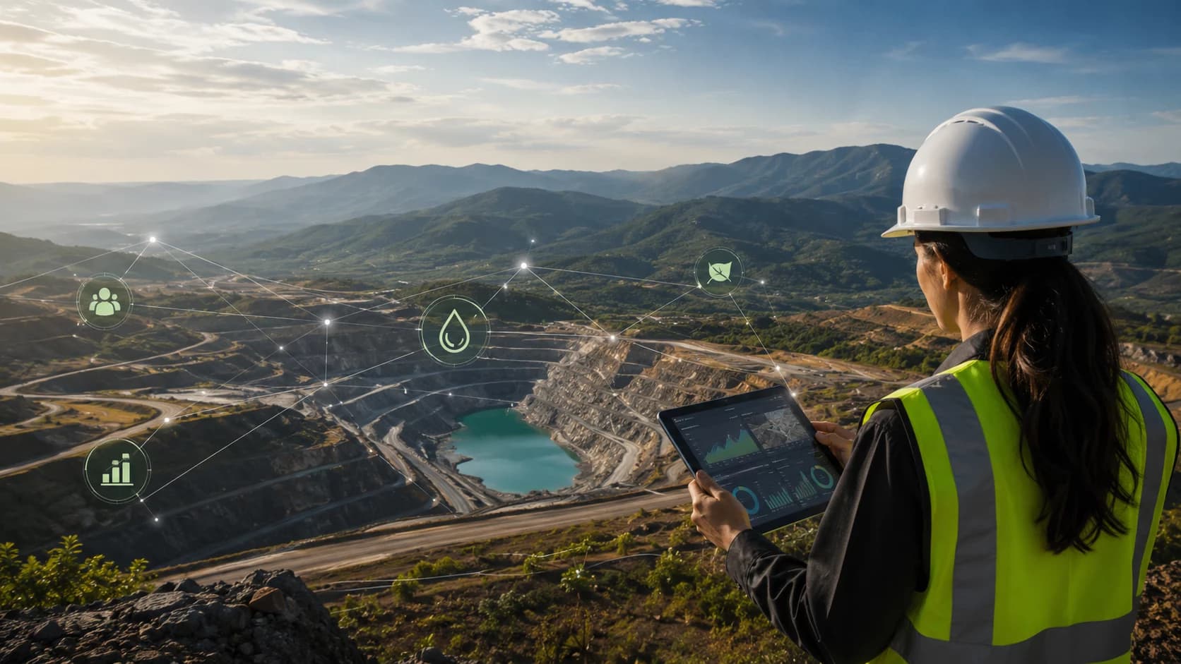 Especialista analisando inteligência ambiental em operação complexa